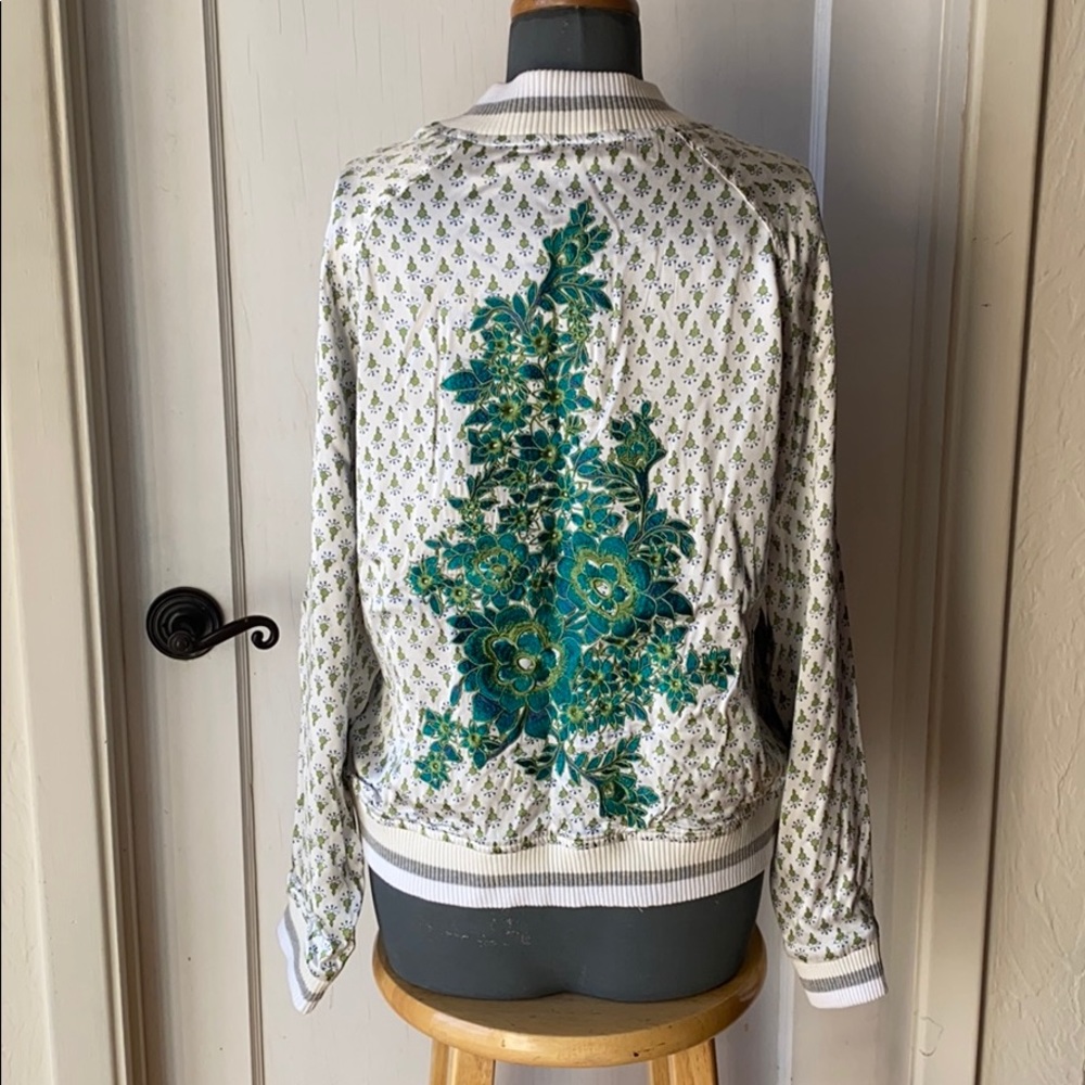 ANTHROPOLOGIE EMBROIDERED JACKET - Picture 3 of 7